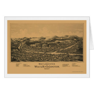 West-Libanon, NH Panoramic Map - 1889