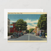  West Lincoln Way, Lissabon, Ohio Briefkaart (Voorkant / Achterkant)