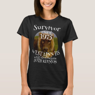 West Linn High School Reunion Sjabloon Jersey T-SH T-shirt