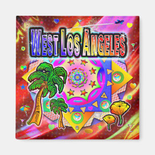 West Los Angeles Tropical Friends Magnet Magneet