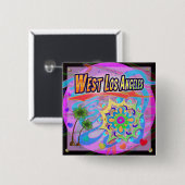 West Los Angeles True Progress Button (Voorkant /achterkant)