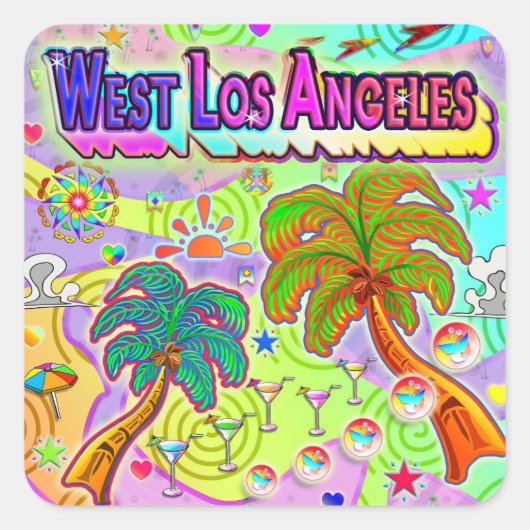 West Los Angeles Vacation Target Sticker (Voorkant)