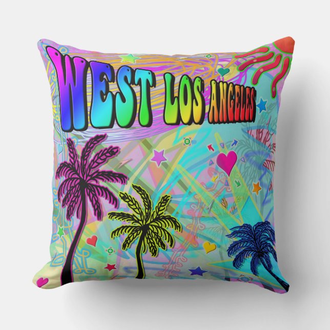 West Los Angeles Vivid Romance Coussin (Recto)