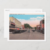 West Main St, Greenfield, Massachusetts Briefkaart (Voorkant / Achterkant)