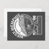 WEST MEMPHIS ARKANSAS - MEMPHIS BRIDGE BRIEFKAART (Voorkant / Achterkant)