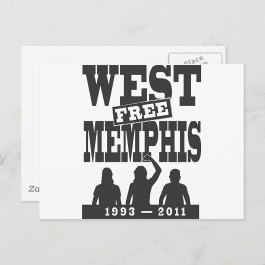 West Memphis Drie Briefkaart (Voorkant / Achterkant)
