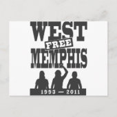 West Memphis Drie Briefkaart (Voorkant)