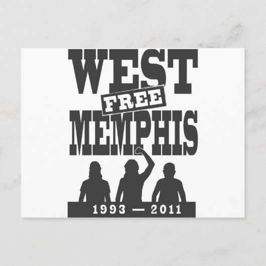 West Memphis Drie Briefkaart (Voorkant)