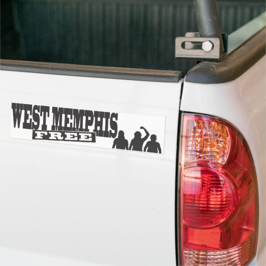 West Memphis Drie bumper sticker (Op Truck)