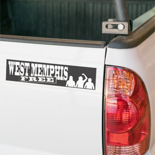 West Memphis Drie bumper sticker (Op Truck)
