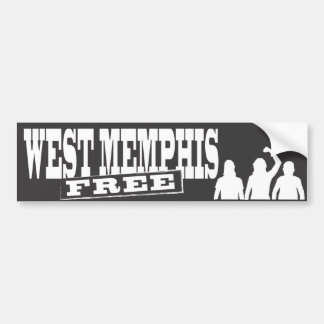 West Memphis Drie bumper sticker