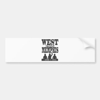 West Memphis Drie Bumpersticker