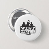 West Memphis Drie Ronde Button 5,7 Cm (Voorkant /achterkant)
