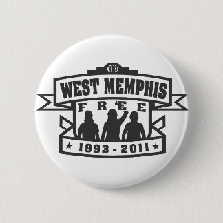 West Memphis Drie Ronde Button 5,7 Cm