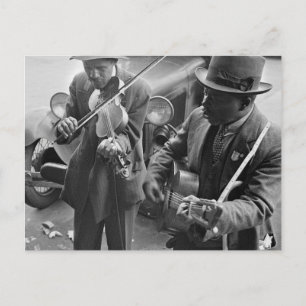 West Memphis Straatmuzikanten, 1935 Briefkaart