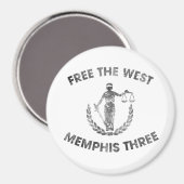 West Memphis Trois aimants (Recto/Verso)