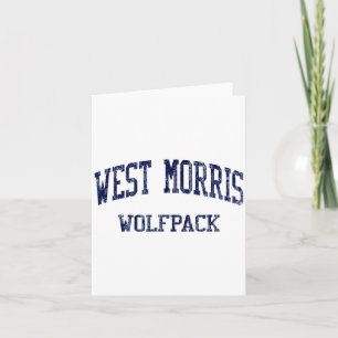 West Morris High School Hs Chester Nj Vintage Srts Kaart
