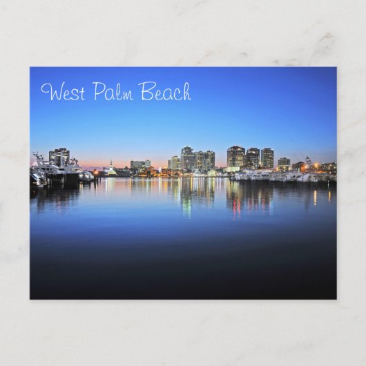 West Palm Beach Blues Briefkaart (Voorkant)
