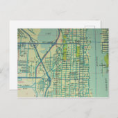 West Palm Beach, FL Carte Vintage (Devant / Derrière)