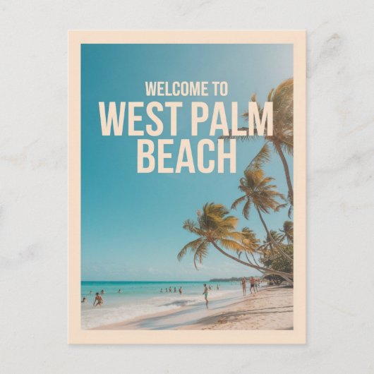West Palm Beach, Florida, Briefkaart (Voorkant)