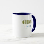 West Palm Beach Florida Café Mug (Devant droit)