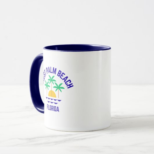 West Palm Beach Florida Café Mug (Devant gauche)