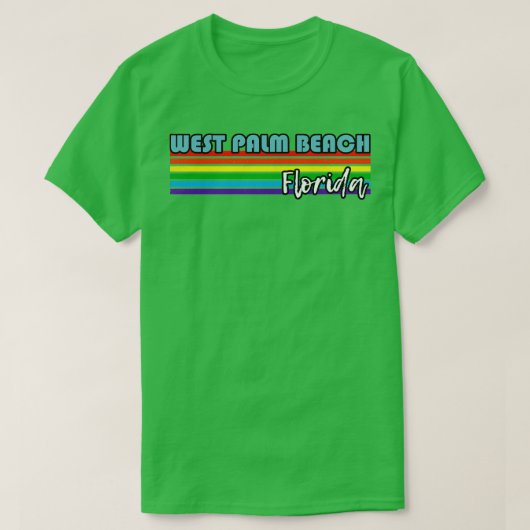 West Palm Beach Florida Pride West Palm Beach LGB T-shirt (Design voorkant)