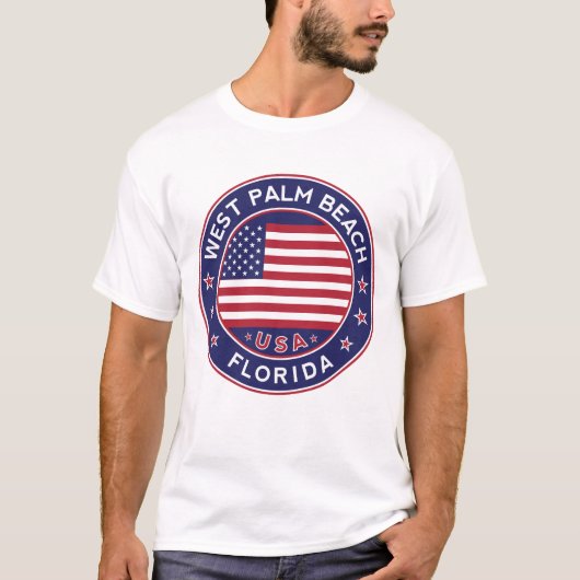West Palm Beach, Florida T-shirt (Voorkant)