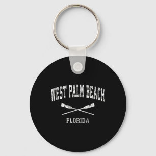 West Palm Beach Florida Vintage Nautische Paddles Sleutelhanger