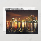 West Palm Beach, Florida, VS Briefkaart (Voorkant / Achterkant)