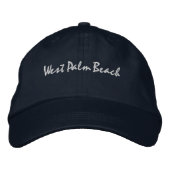 West Palm Beach Floride Casquette de baseball brod (Devant)