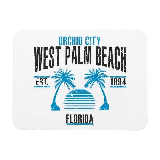 West Palm Beach Magneet (Horizontaal)