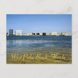 West Palm Beach reflecties van Clear Lake Briefkaart