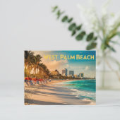  West Palm Beach, Verenigde Staten Briefkaart (Staand voorkant)