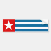 West-papua Bumpersticker (Voorkant)
