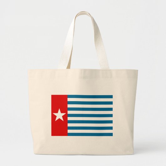 West-papua Grote Tote Bag (Voorkant)