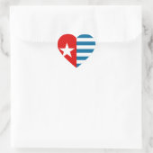 West-papua Hart Sticker (Tas)