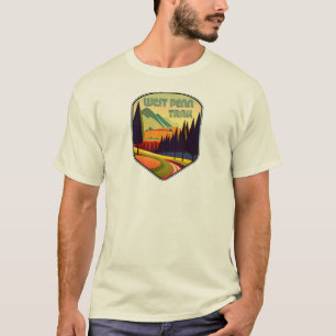 West Penn Trail Pennsylvania Kleuren T-shirt
