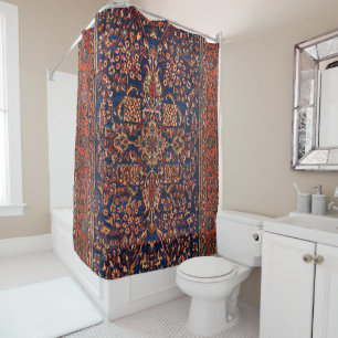 West Persia Royal Blue Douchegordijn