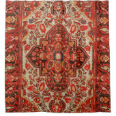 West Persia Sarouk Burnt Red Sinaasappel  Douchegordijn (Voorkant)