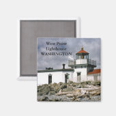 West Point Lighthouse, Washington Magnet (Recto/Verso)