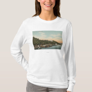 West Point, NY - Uitzicht van Harbour op de Hudson T-shirt