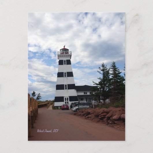 West Point, PEI-briefkaart Briefkaart (Voorkant)