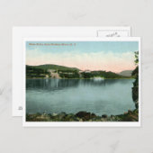 West Point vanaf Hudson River, NY Vintage Briefkaart (Voorkant / Achterkant)