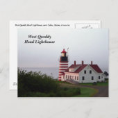 West Quoddy Head Lighthouse Briefkaart (Voorkant / Achterkant)