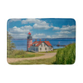 West Quoddy Head Lighthouse, Lubec, Maine Badmat (Voorkant)