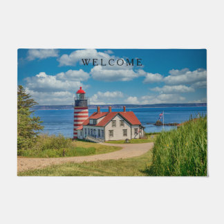 West Quoddy Head Lighthouse, Lubec, Maine Deurmat