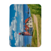 West Quoddy Head Lighthouse, Lubec, Maine Magneet (Verticaal)