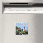 West Quoddy Head Lighthouse, Maine Magneet (Insitu (Vaatwasser))