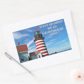 West Quoddy Head Lighthouse, Stickers Maine (Enveloppe)